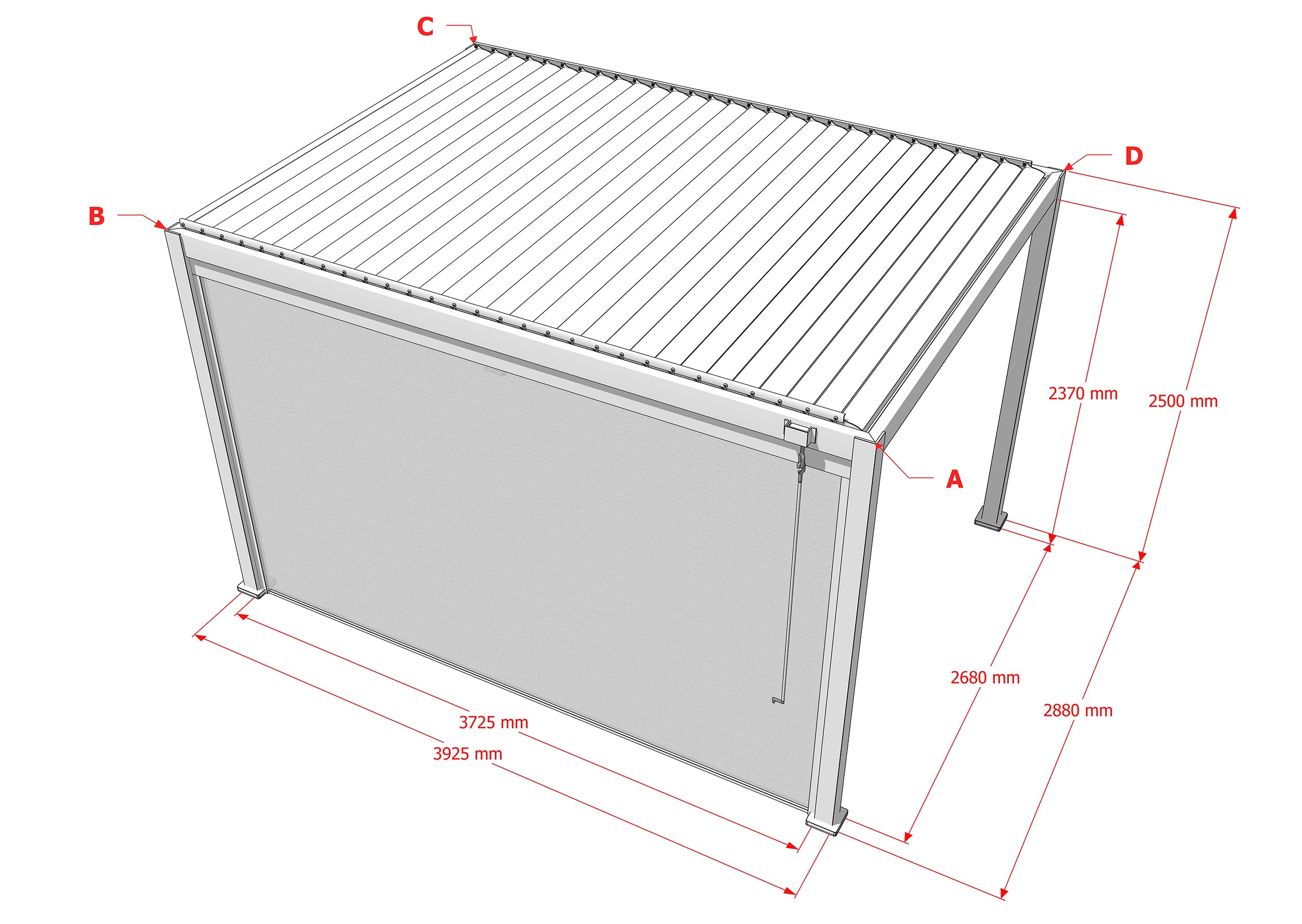 Blue Sky Pavilion 3.0 x 4.0