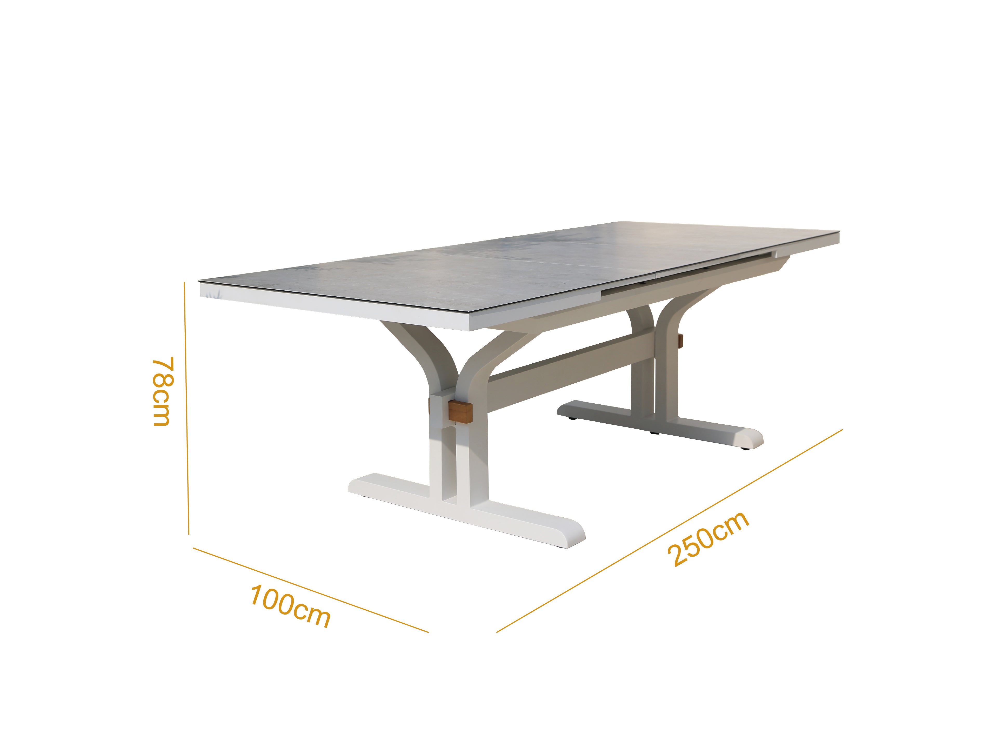 Metro Extension Outdoor Dining Table