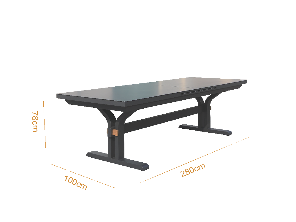 Metro Extension Outdoor Dining Table