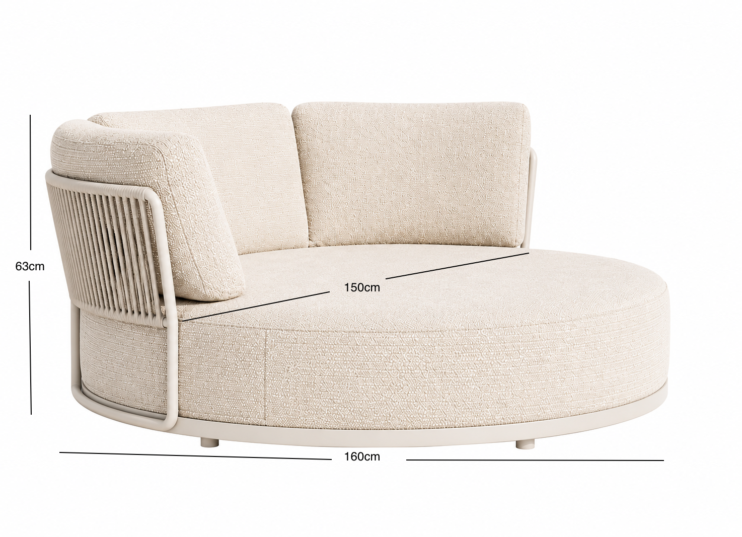 Malibu Daybed - White