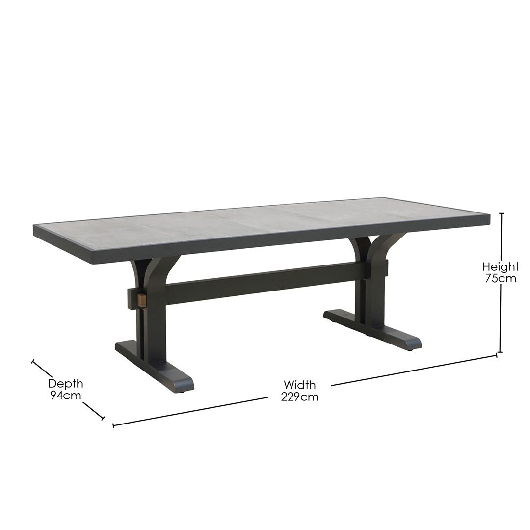 Metro 229 Outdoor Dining Table