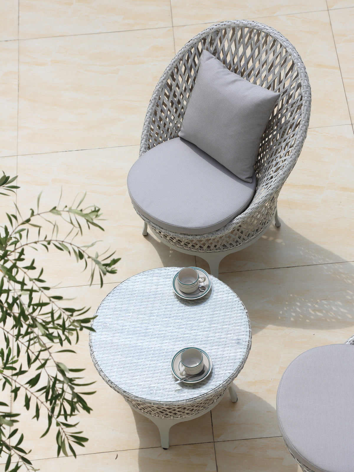 Ostra Promotion (Free Iyon Nest Coffee Table) - Wash White