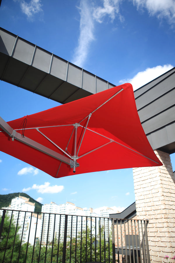 Paraflex modern wall-mounted Umbrella Series - Various Sizes & Colours