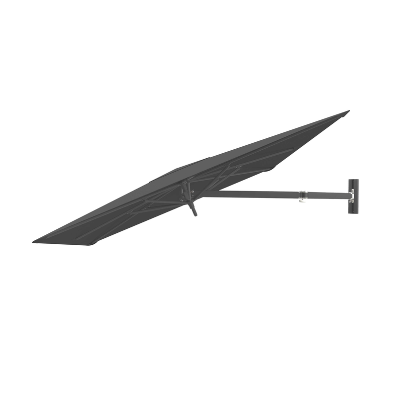 Paraflex Wall-mounted Umbrella - UX Full Black