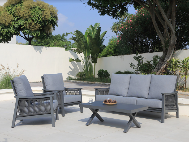 Aluminium outdoor lounge setting hot sale