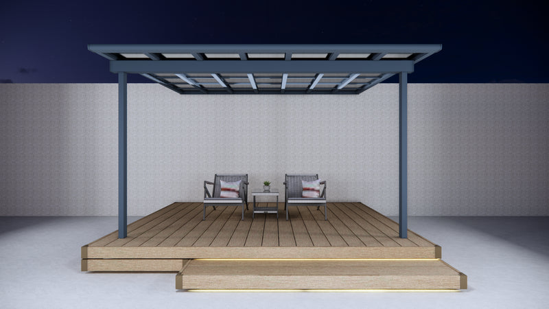 Terrace Roof Pergola 3x4.37m