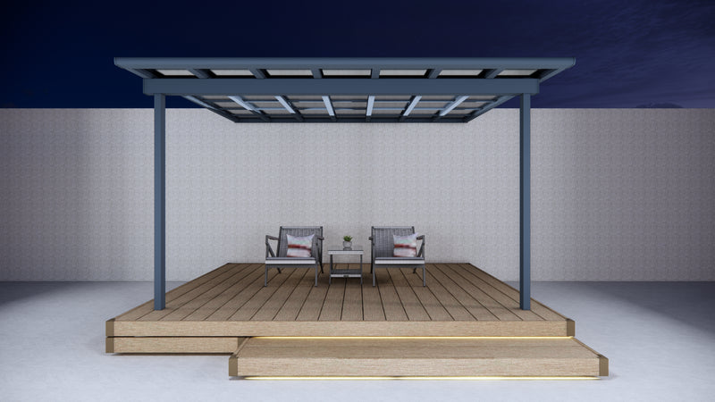 Terrace Roof Pergola 3x4.37m