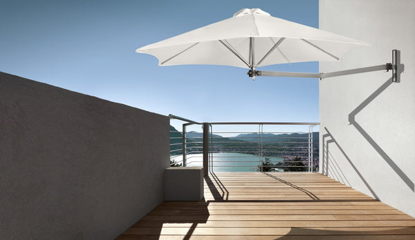 Paraflex modern wall-mounted Umbrella Series - Various Sizes & Colours