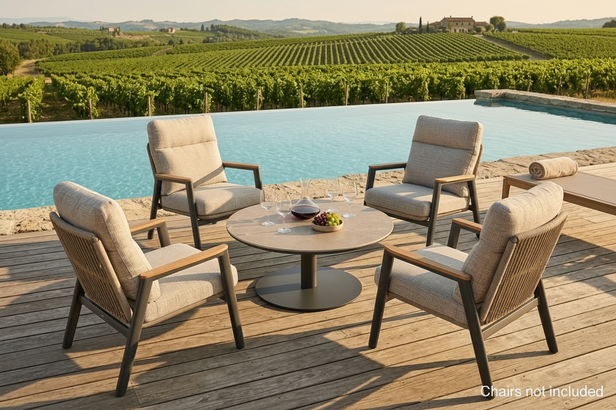 MC Whale Round Table With Pop Up function
