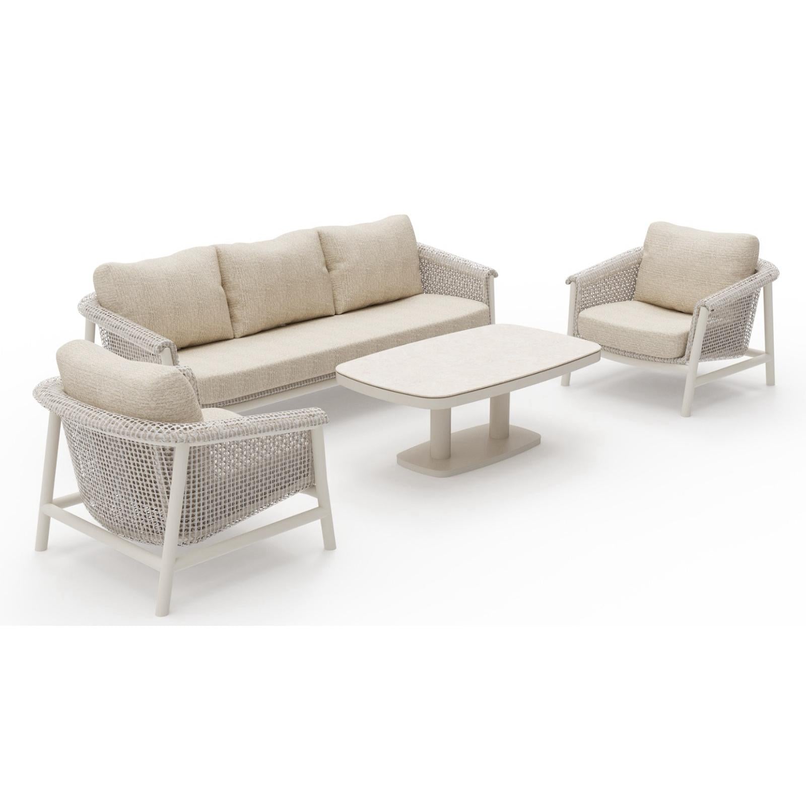 Pisa 3 Pc Outdoor Lounge Setting