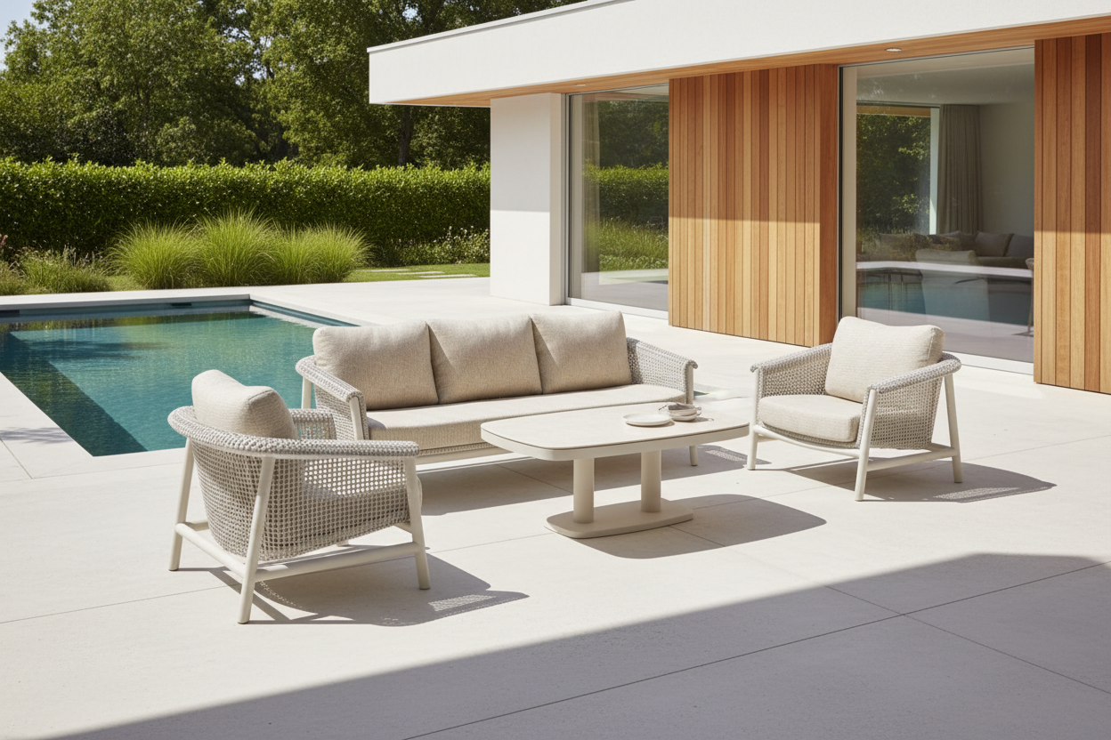 Pisa 3 Pc Outdoor Lounge Setting