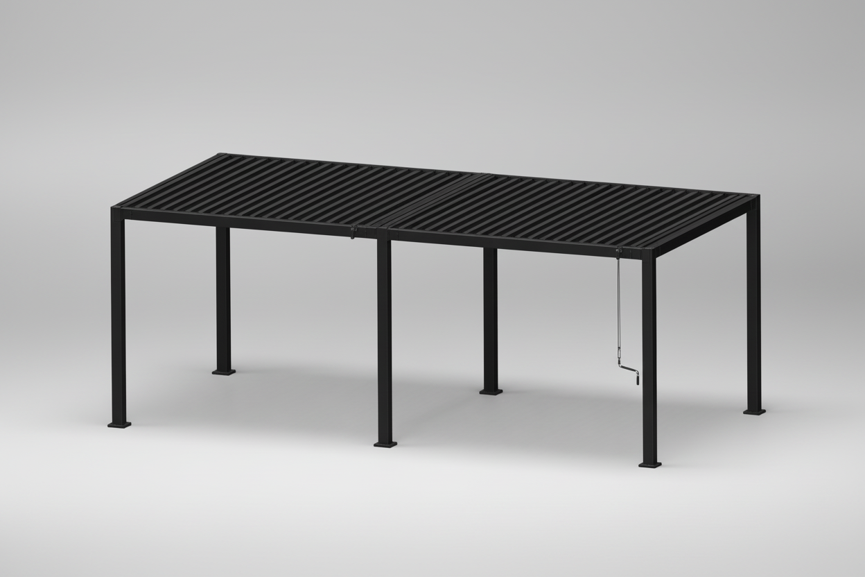 Metal frame on a white background