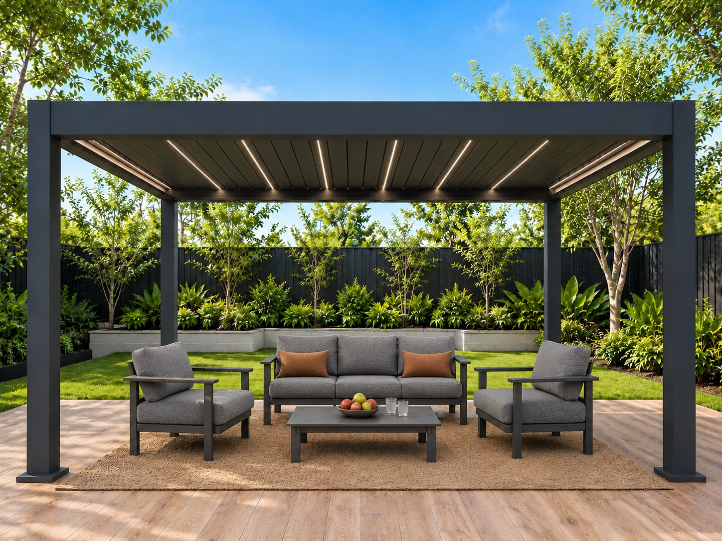 Sun Garden Pergola 3m x 6m Bundle