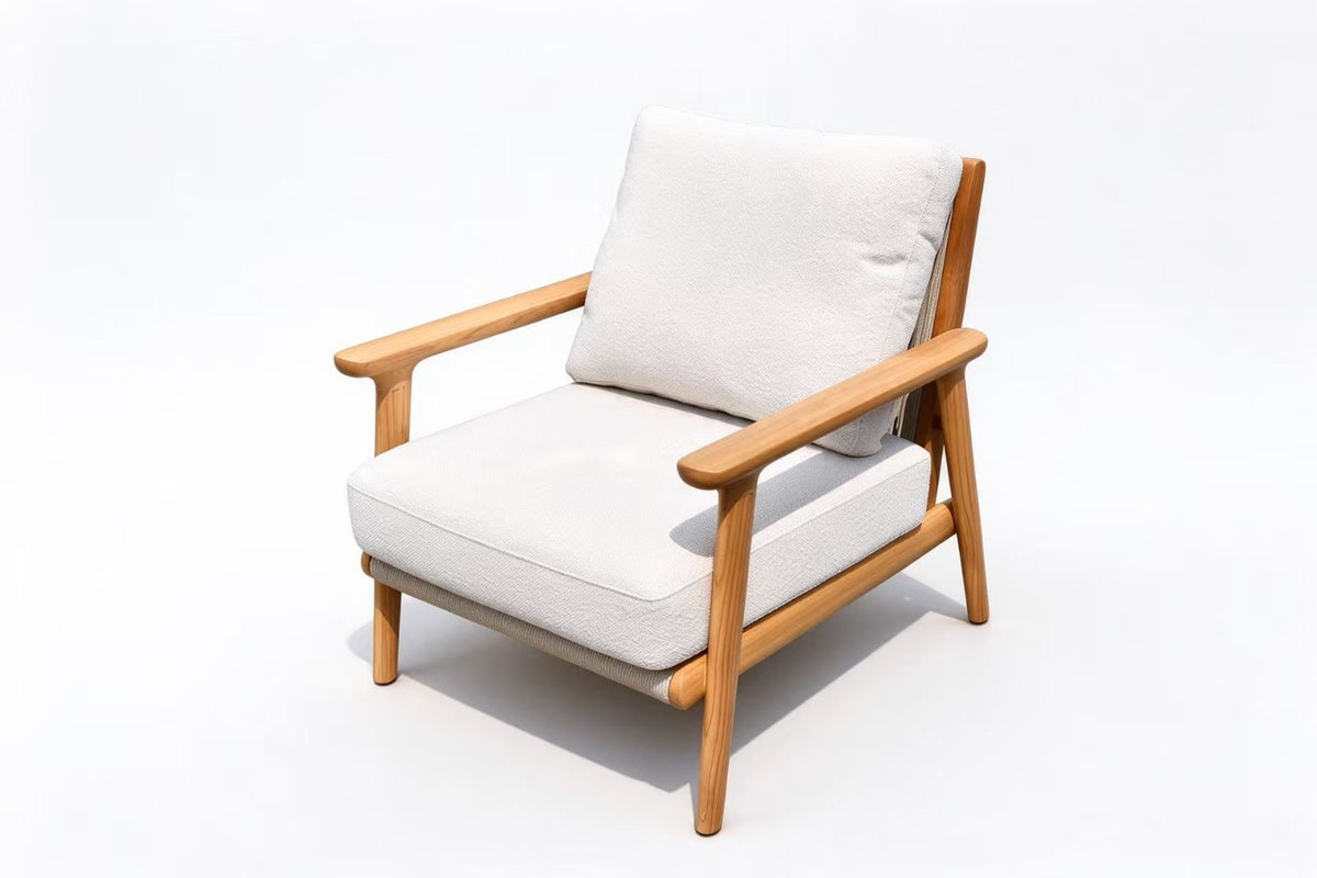Como Lounge(HG-S2708) 5PC Kit/Sit (1+1+3+ Big COF+ Small COF) - Ivory