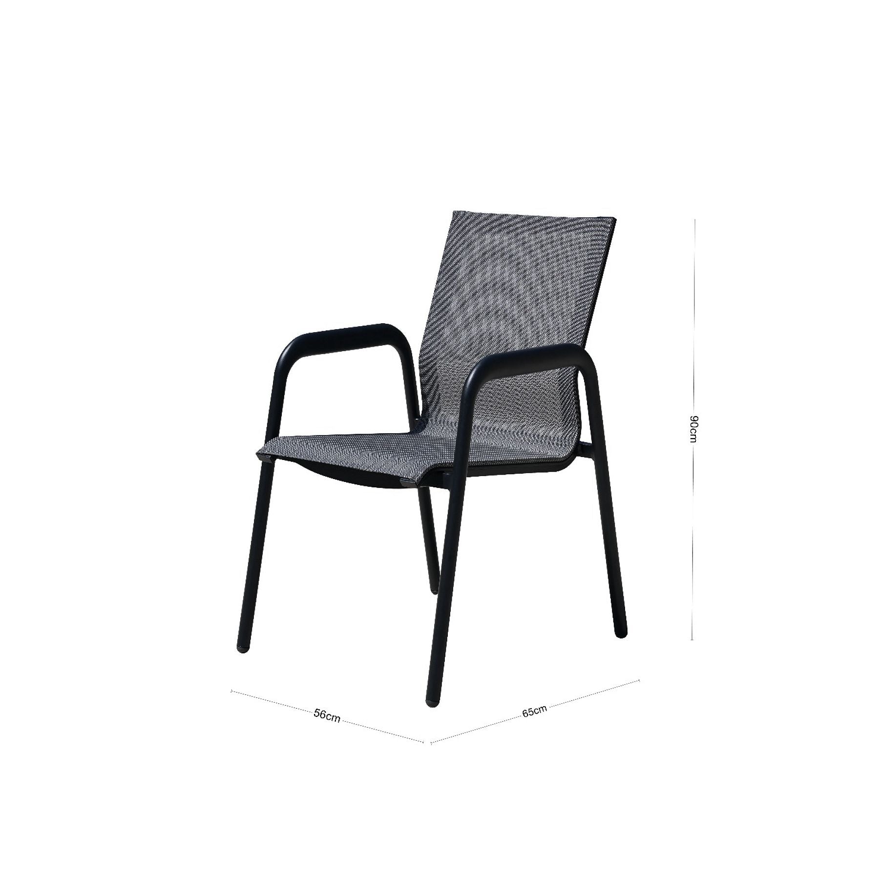 Diamond Carver Chair - Black