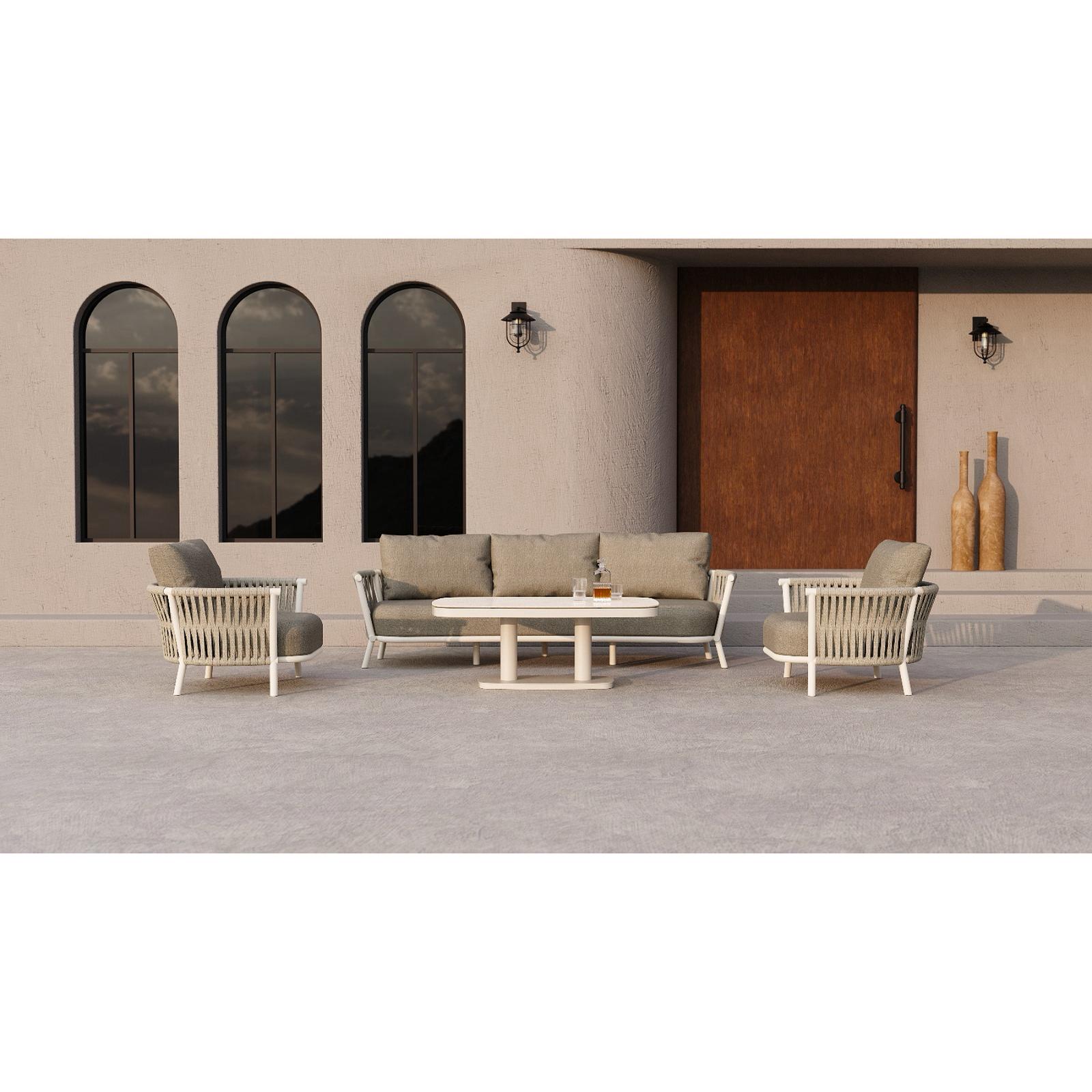 Albury 3 Pc Outdoor Lounge Setting