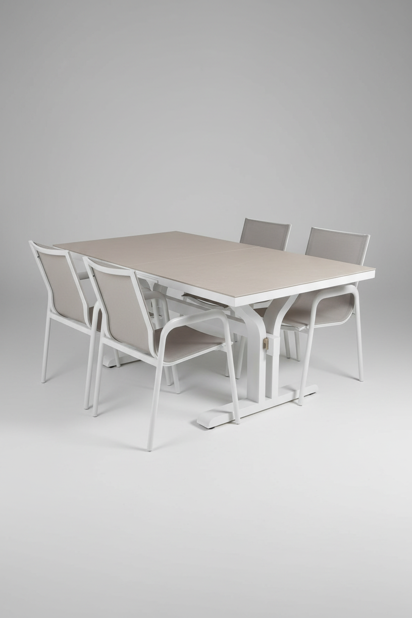 Dining table set with chairs