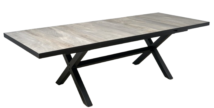 Delta 2.0 Extension Table White | Charcoal