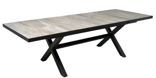 Delta 2.0 Extension Table White | Charcoal