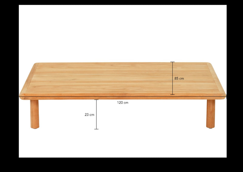 Sling 5 Pc Outdoor Modular Setting | Teak