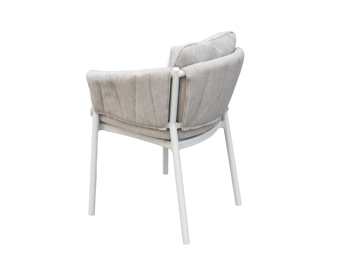 Flagler (Grid) Carver Chair Dark Grey | Light Grey