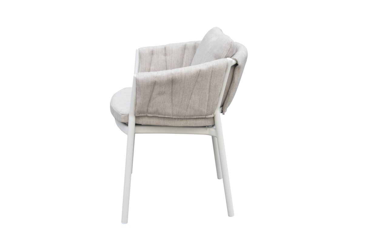 Flagler (Grid) Carver Chair Dark Grey | Light Grey