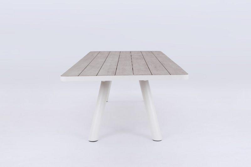 Kennedy Dining Table 240x108 CM | Charcoal & White