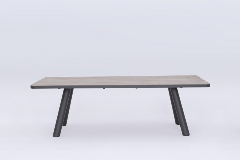 Kennedy Dining Table 240x108 CM | Charcoal & White