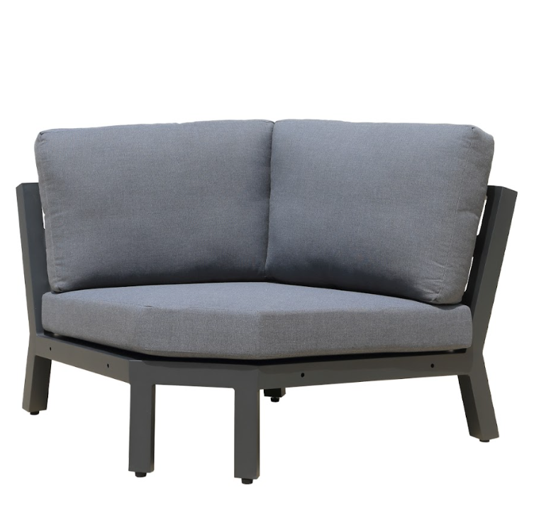 Madrid V3 5 Pc Outdoor Modular Setting White | Charcoal