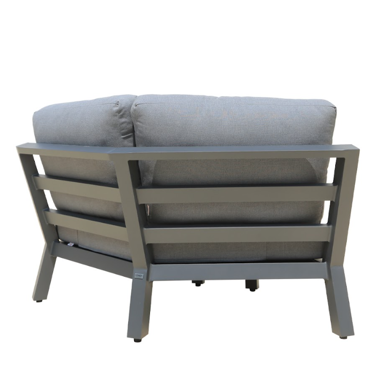 Madrid V3 5 Pc Outdoor Modular Setting White | Charcoal