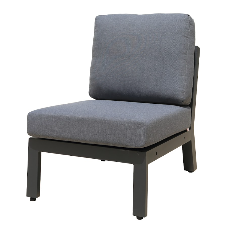Madrid V3 5 Pc Outdoor Modular Setting White | Charcoal