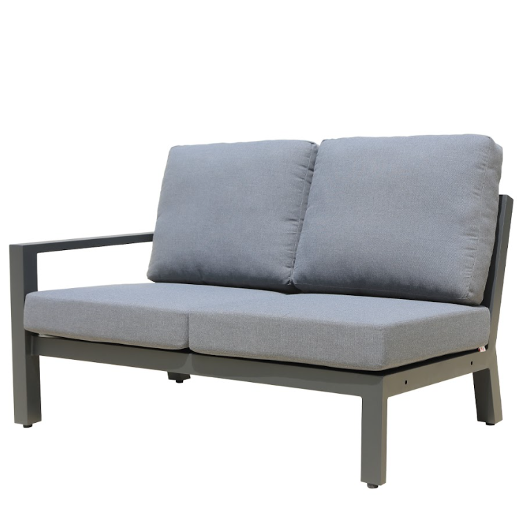 Madrid V3 5 Pc Outdoor Modular Setting White | Charcoal