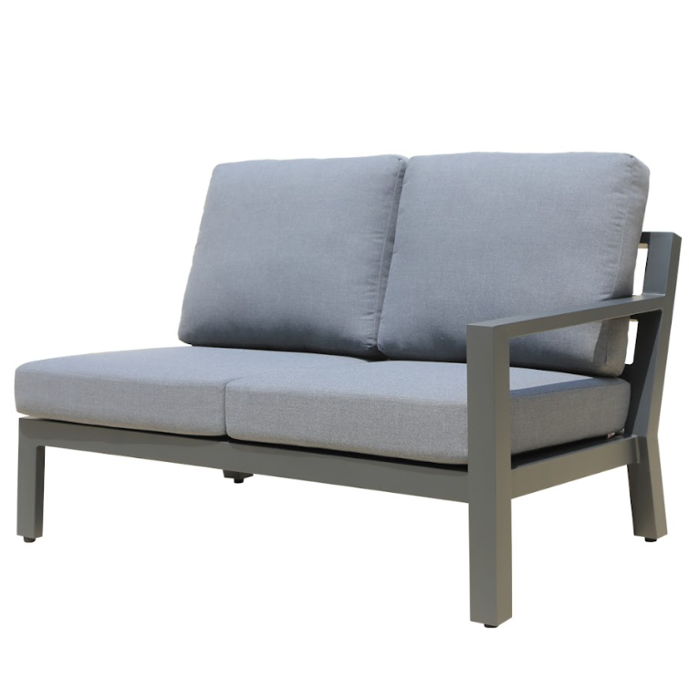 Madrid V3 5 Pc Outdoor Modular Setting White | Charcoal