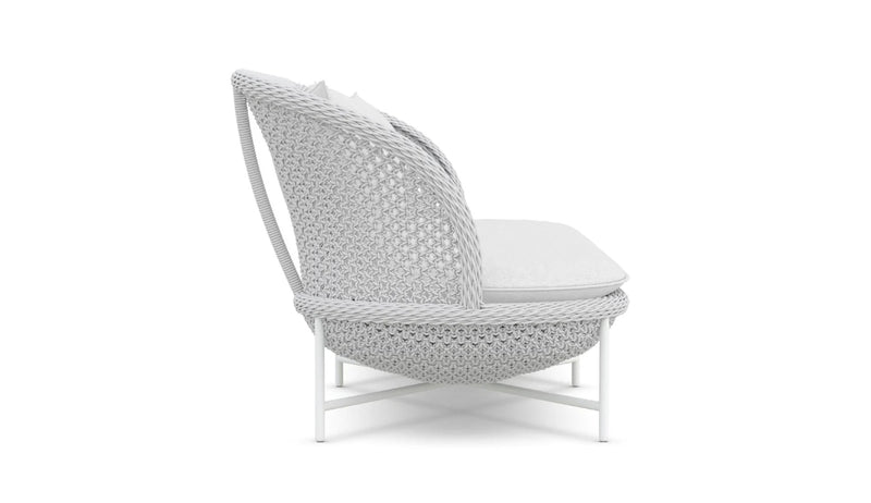 Montauk 7 Piece | Outdoor Lounge Setting | White Aluminium & Rope