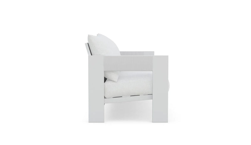 Mykonos 6 Piece | Outdoor Lounge Setting | White Aluminium & Rope