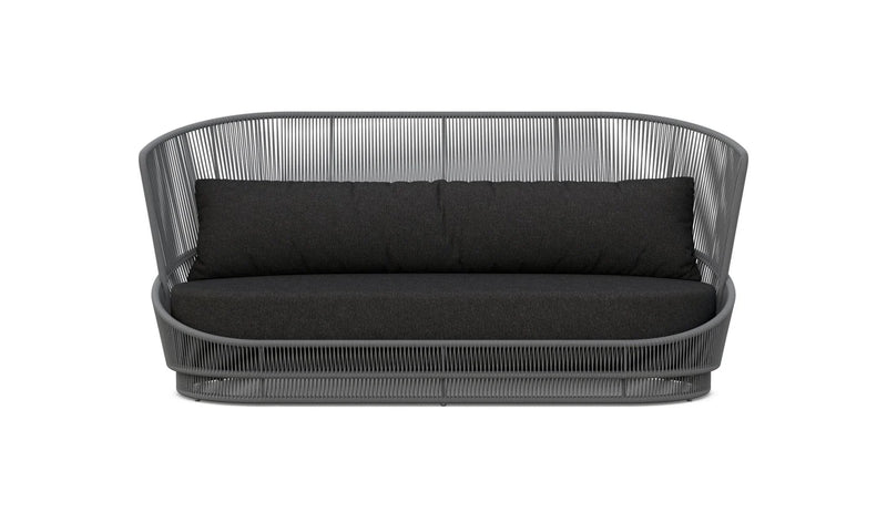 Palma 5 Piece | Outdoor Lounge Setting | Swivel Club | Charcoal Aluminium & Rope