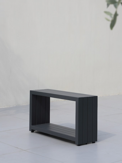 Piano Coffee Table White | Charcoal