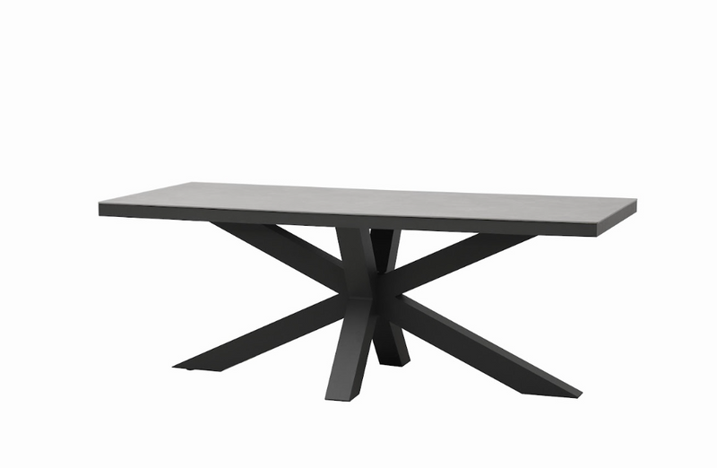 Sirius Cove Dining Table | 200x90cm | Ceramic Glass & Aluminium