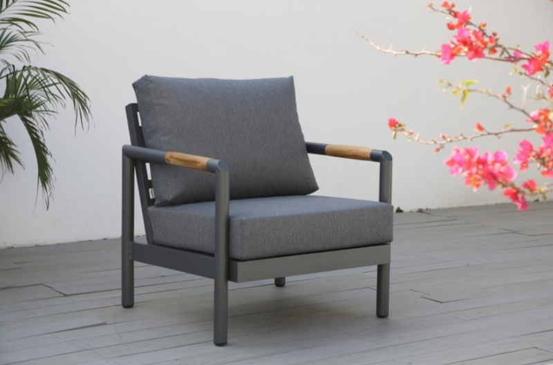 Tamarama 4 Pc Lounge | White | Charcoal | 3&2 Seater