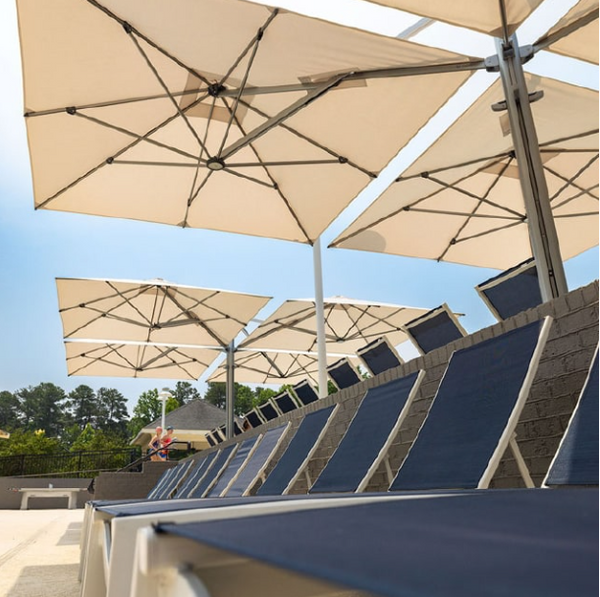 Unity Quattro | Multi-Canopy Cantilever Umbrella