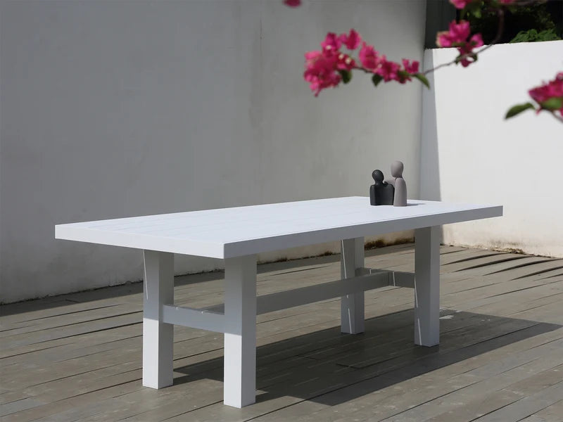 Auburn Dining Table 240cm With Borba Carver Chairs 7pc Dining Kit/Set