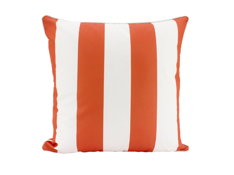 NF Outdoor Stripe Coral Cushion