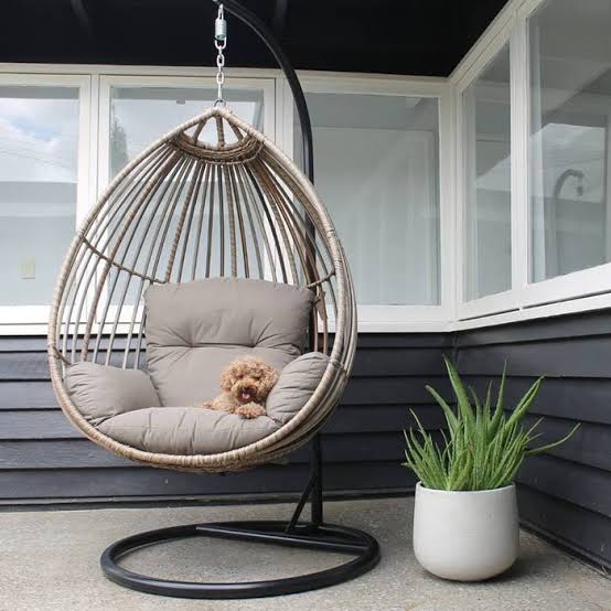 Cocoon Premium Solarfast® wicker hanging Egg chair HANGING EGG Nest - OSMEN OUTDOOR FURNITURE-Sydney Metro Free Delivery