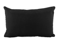 NF Outdoor Cushion- Black Basic Lumbar