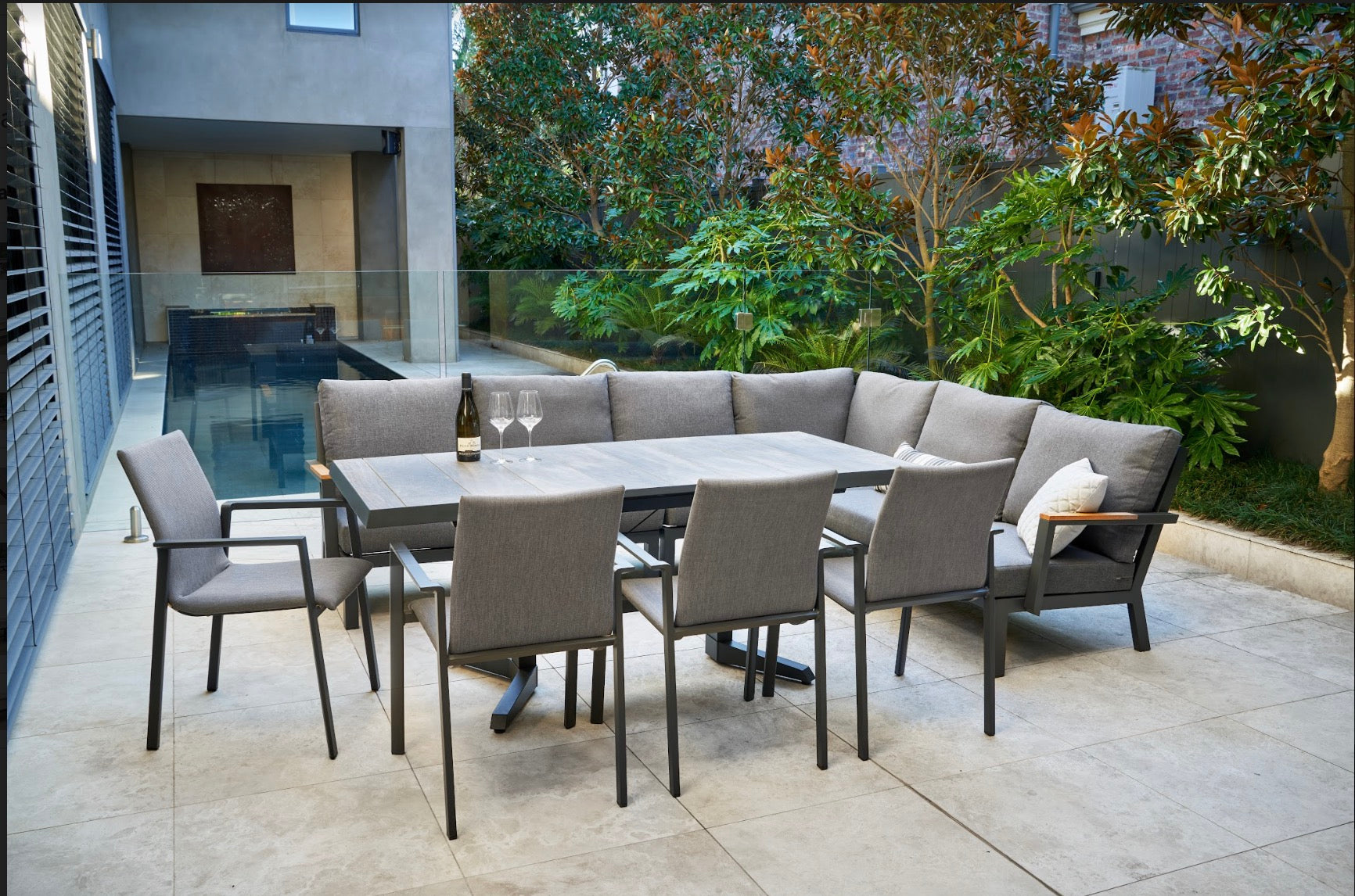 Dolphin Outdoor Extension Table OSMEN OUTDOOR FURNITURE