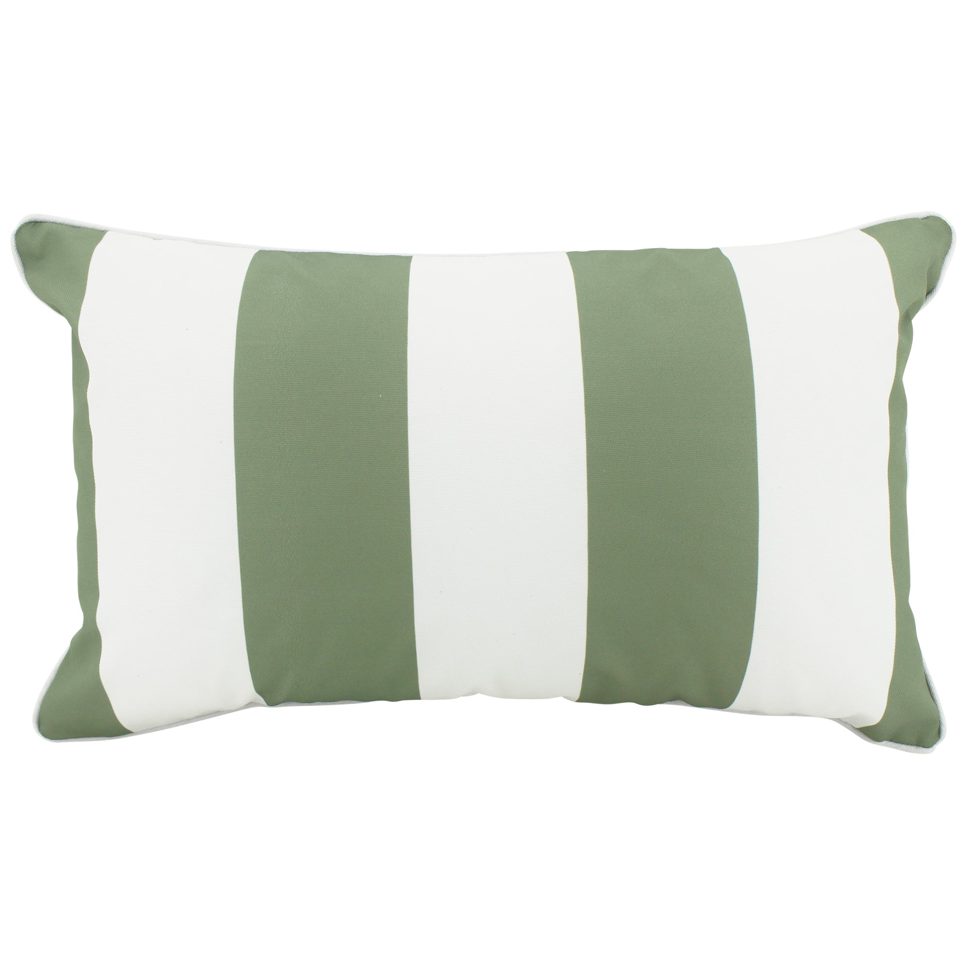 Outdoor Cushion- Stripe Olive 30x50