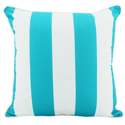 NF Outdoor Cushion- Aqua Stripe