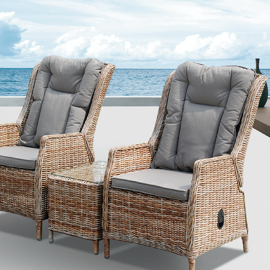 HAWAII Recliner Chair DINING Nest - OSMEN OUTDOOR FURNITURE-Sydney Metro Free Delivery