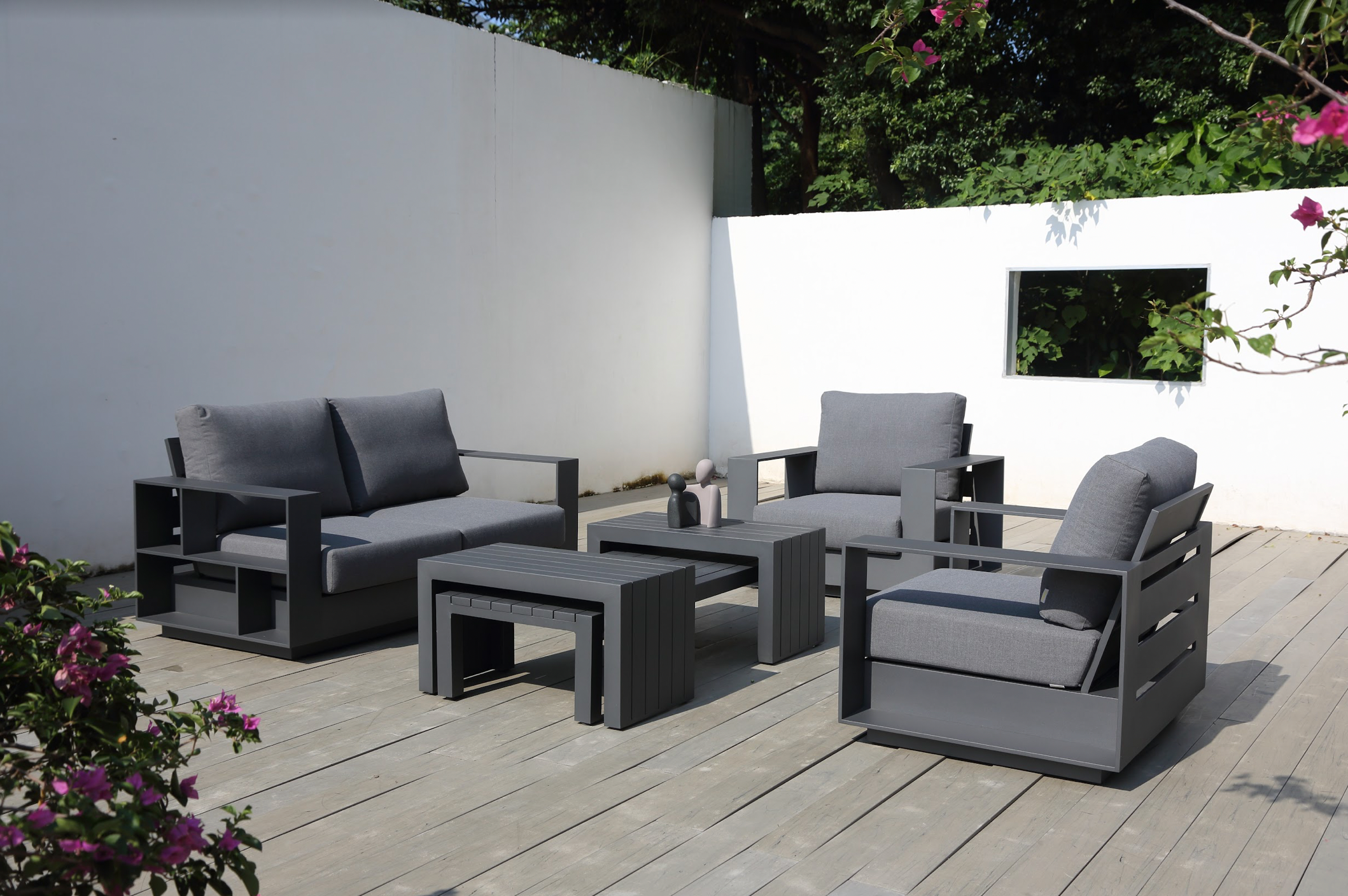 Helios 6 Pc Outdoor Lounge Setting