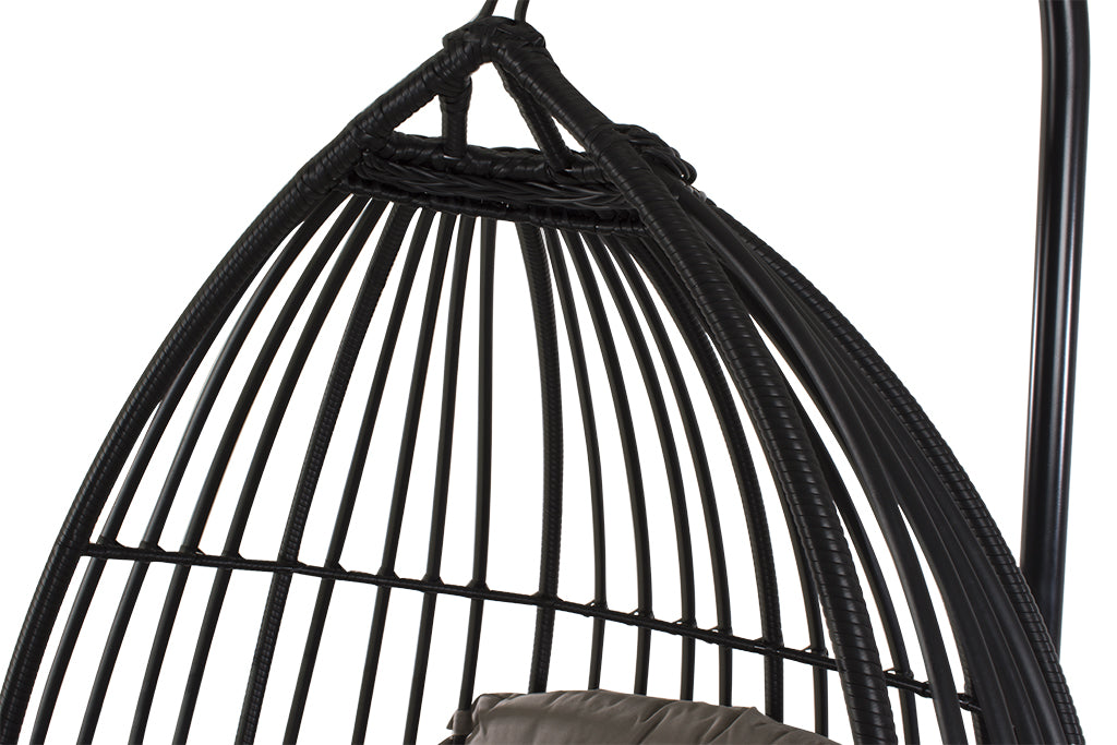 Cocoon Premium Solarfast® wicker hanging Egg chair HANGING EGG Nest - OSMEN OUTDOOR FURNITURE-Sydney Metro Free Delivery